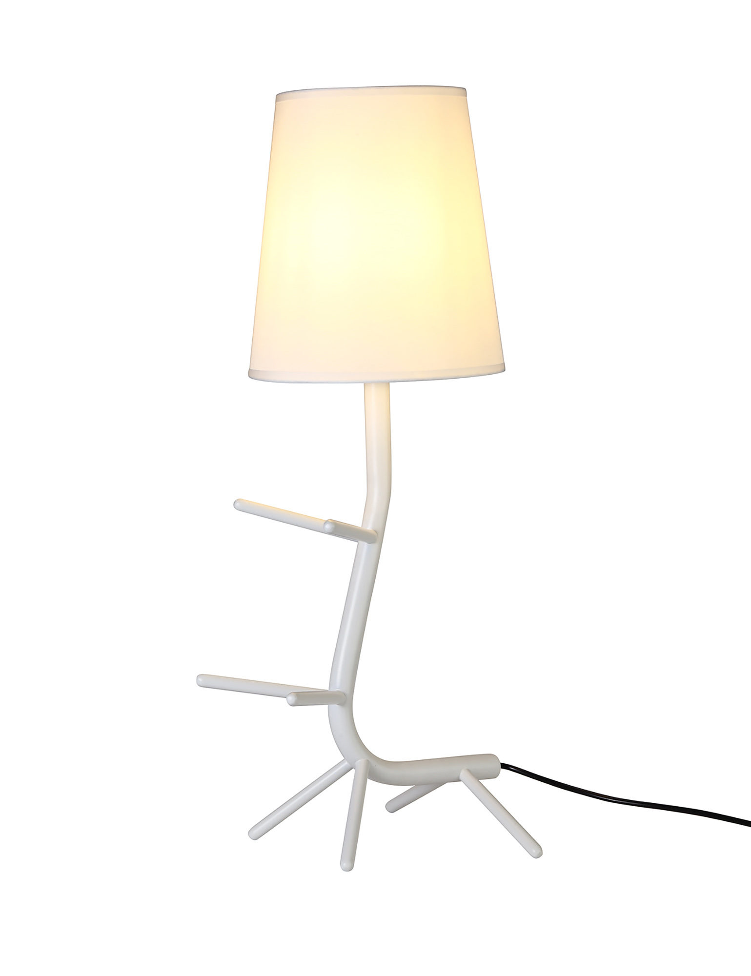 M7250  Centipede Table Lamp 1 Light White